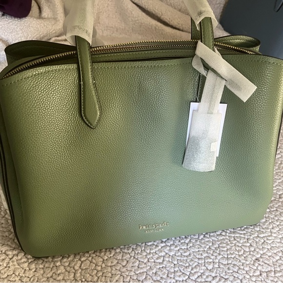 Kate Spade HUDSON LARGE WORK TOTE in color ROMAINE. (New with Tags) - Picture 2 of 4
